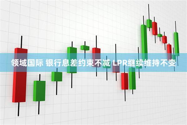 领域国际 银行息差约束不减 LPR继续维持不变
